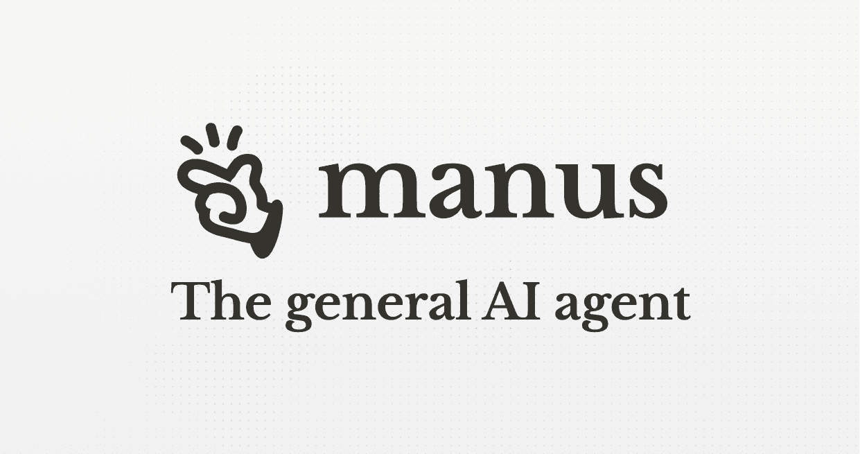 Manus 官方手势标志与通用 AI Agent 品牌图