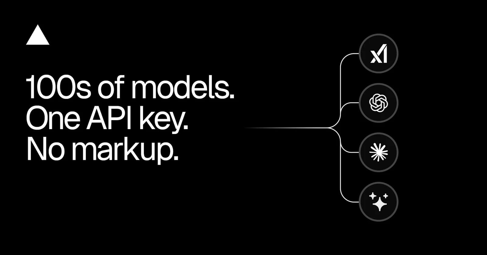 Vercel AI Gateway official model routing artwork